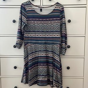 Forever21 Tribal Print Dress Size L